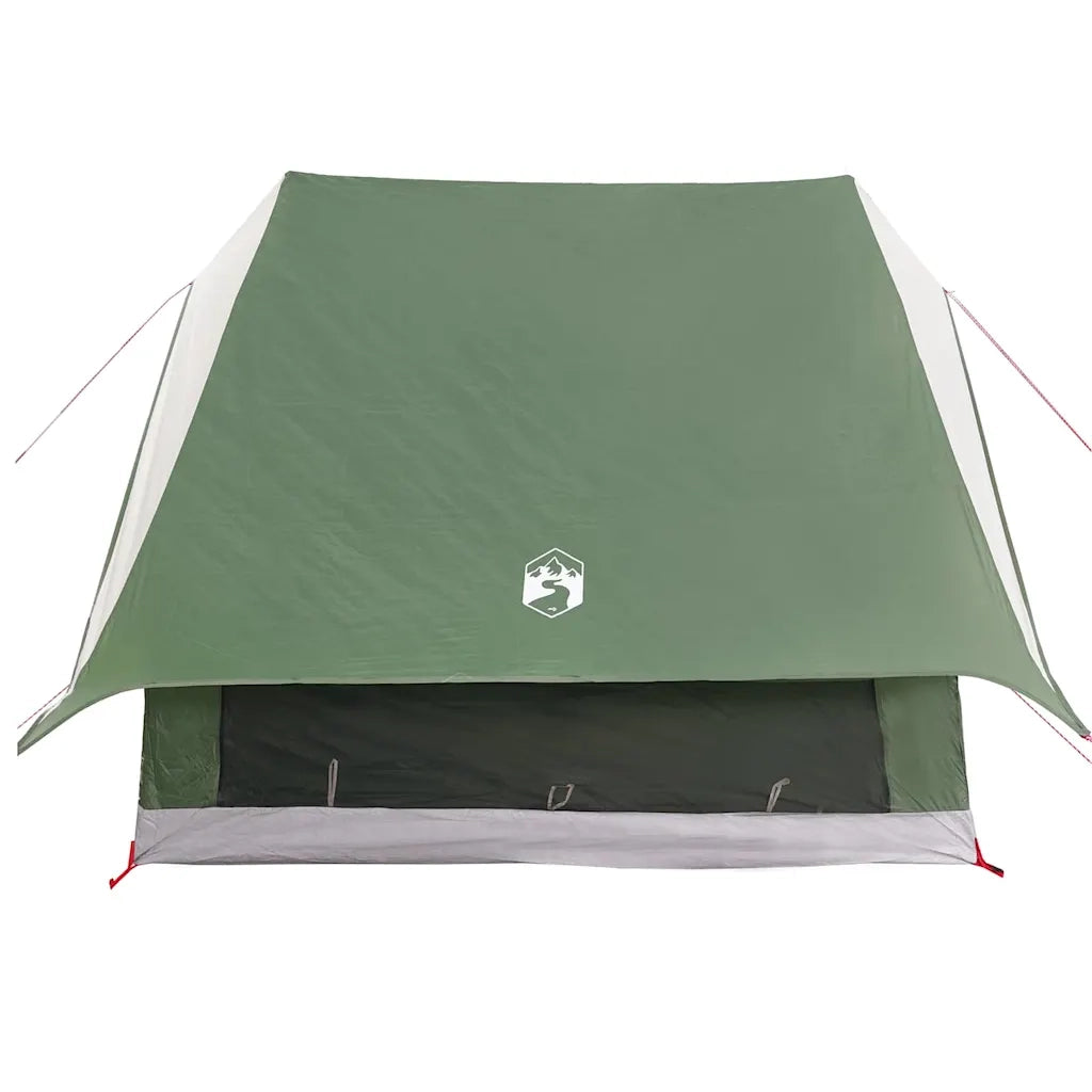 Tenda Familiare con tetto Verde e Bianco 315 x 286 x 200 cm 4100679