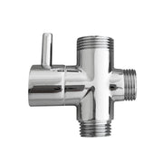 Deviatore colonna doccia ottone cromato universale cromato adattatore