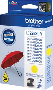 Brother LC225XLY cartuccia d'inchiostro 1 pz Originale Resa elevata (XL) Giallo
