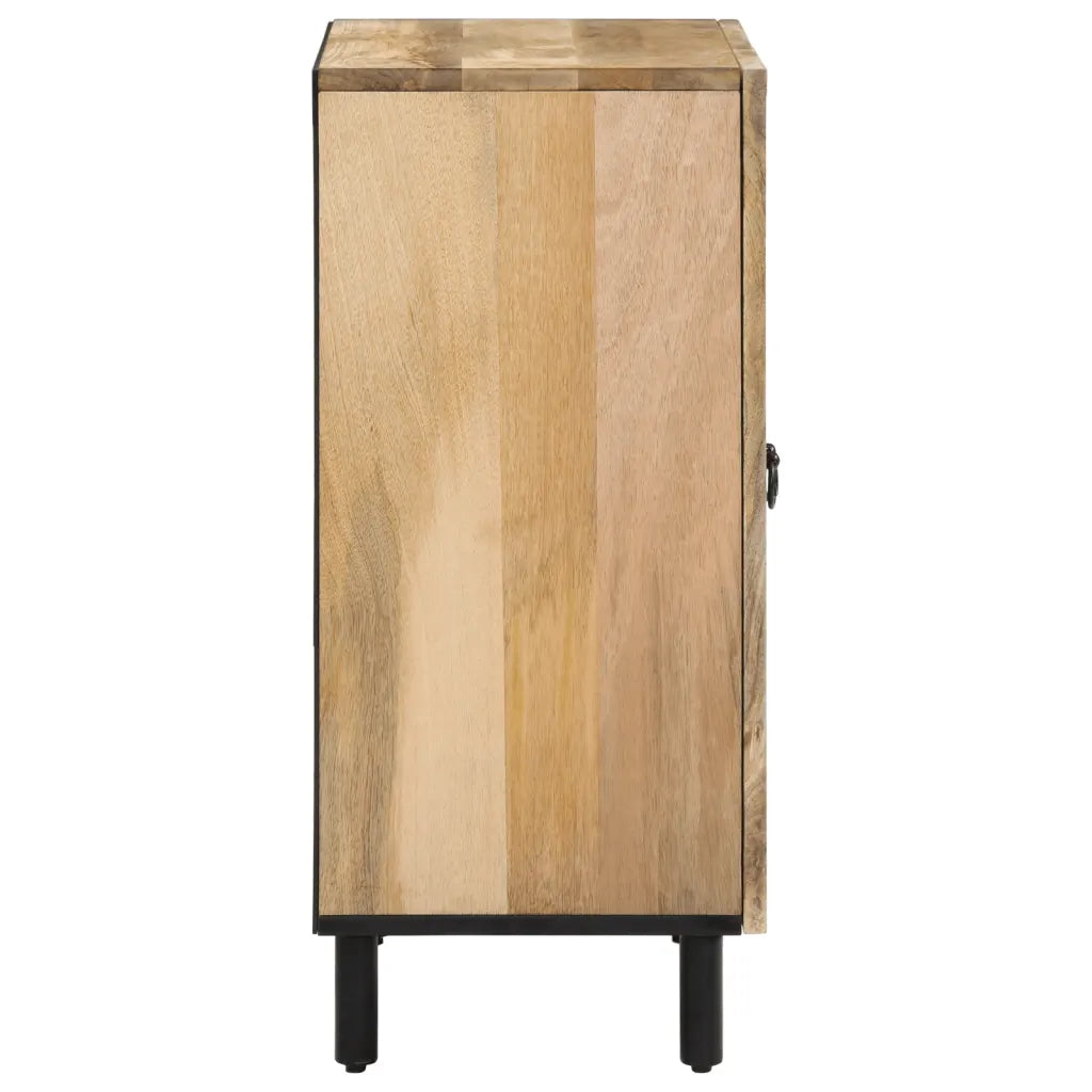 Credenza-Buffet-Armadio da cucina 60x33x75 cm in Legno Massello di Mango 840332