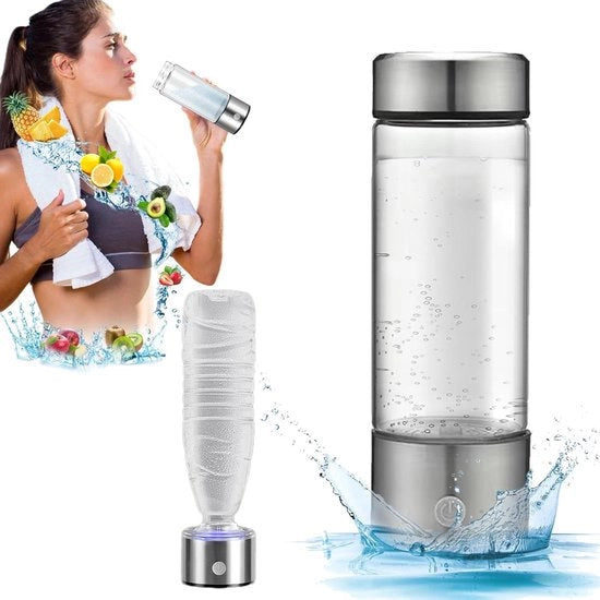 Bottiglia di acqua portatile da 420 ml - ionizzatore idrogeno per viaggi e allenamenti