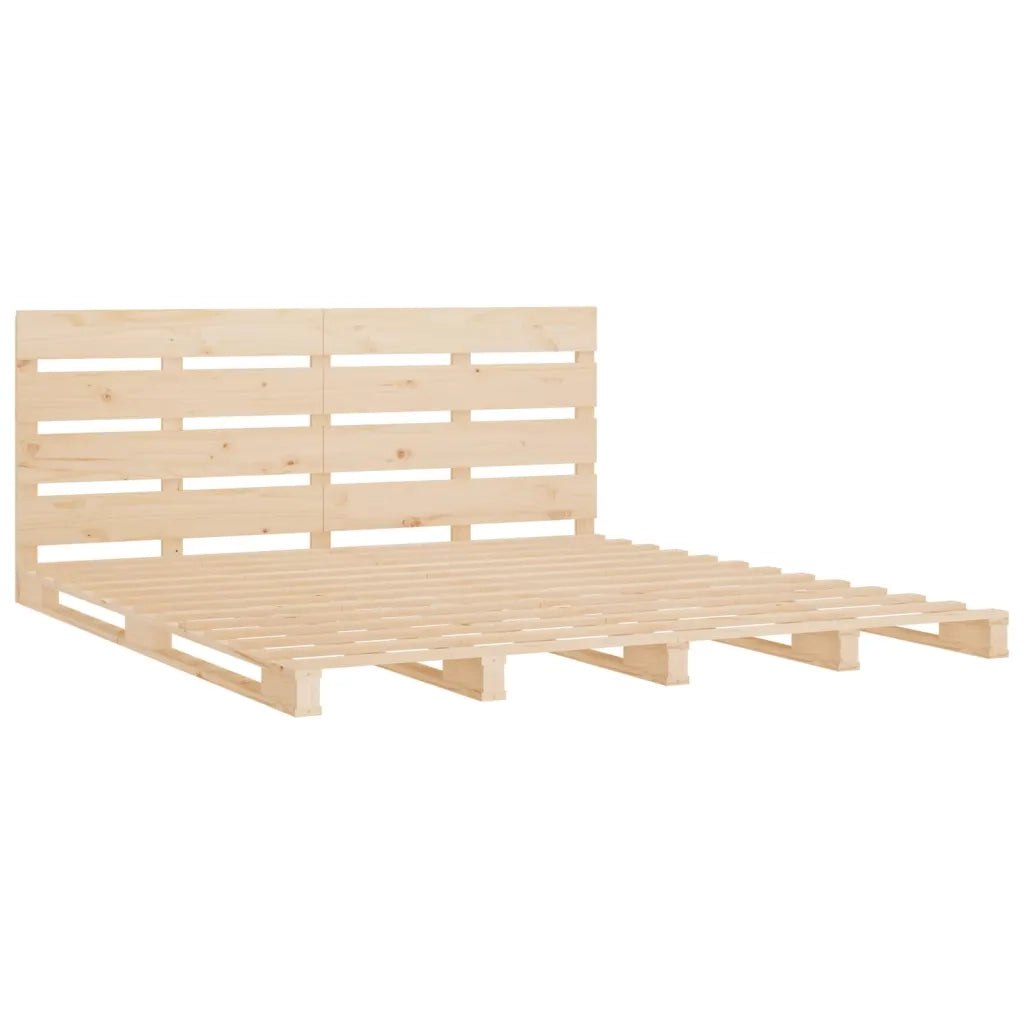 Giroletto senza Materasso-Struttura Letto 135x190 cm in Legno Massello di Pino 751967
