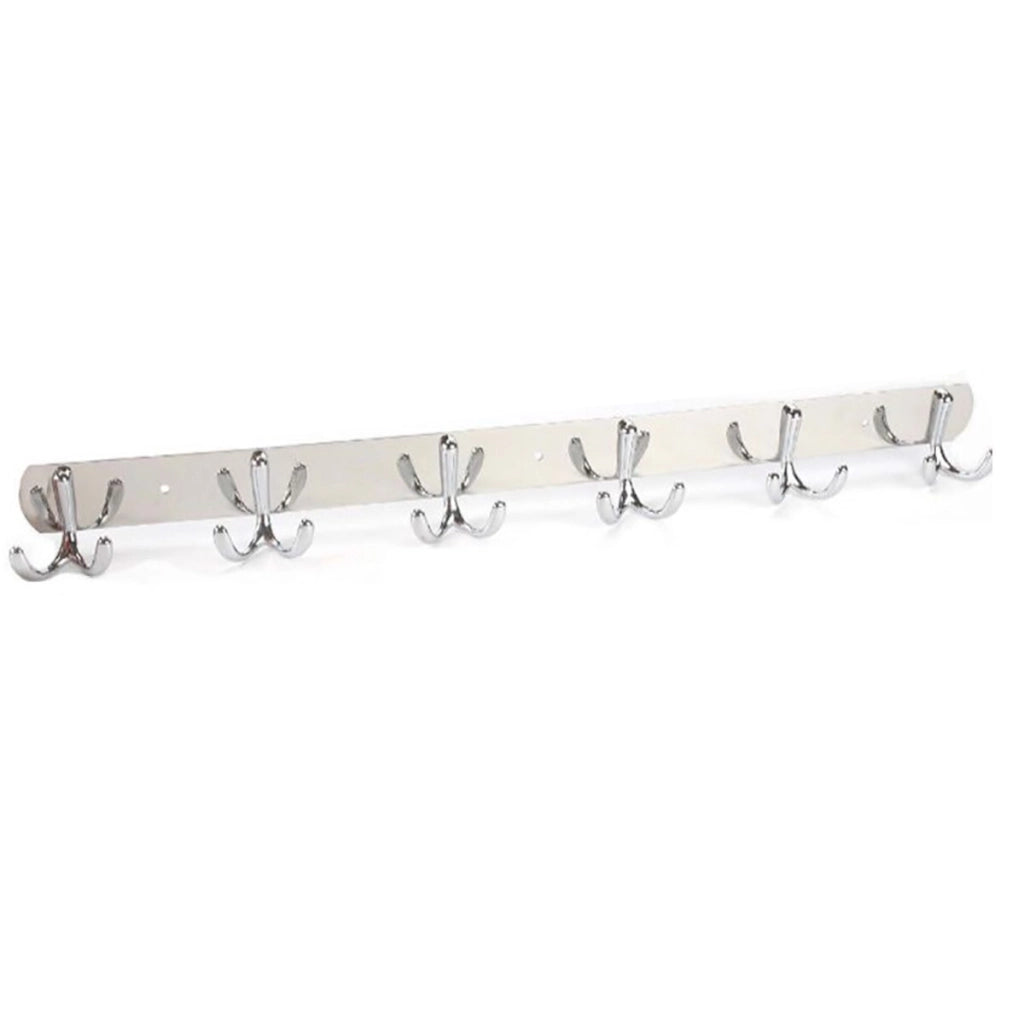 APPENDIABITI 6 GANCI BAGNO MURO GANCIO ASCIUGAMANI CASA CROMATO DA PARETE 03458