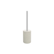 Portascopino bianco linea Arizona in poliresina design moderno Feridras