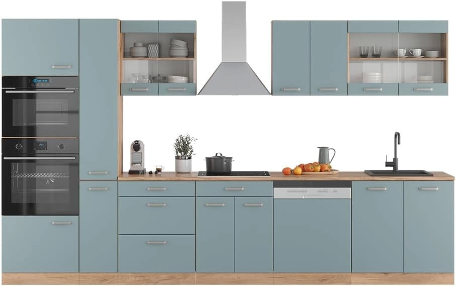 Pannello frontale R-Line, Nero lucido, 60 cm senza piano di lavoro, per la libera combinazione all'interno di sistemi cucina modulari