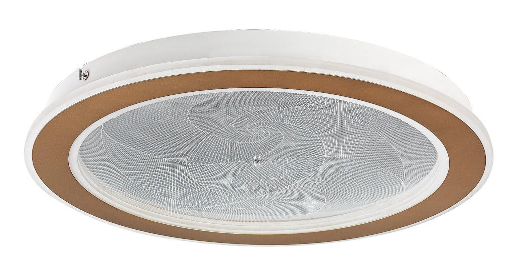 Plafoniera LED integrato Efrael oro tonda Rabalux