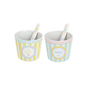 Set 2 Pezzi Coppe Gelato con Cucchiaino Madrid 260 cc Tognana