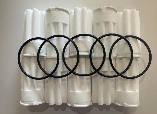 Filtro di raffreddamento per motori Siku filtro 50-70 micrometri a forma stellare - 10 pezzi inclusi O-ring