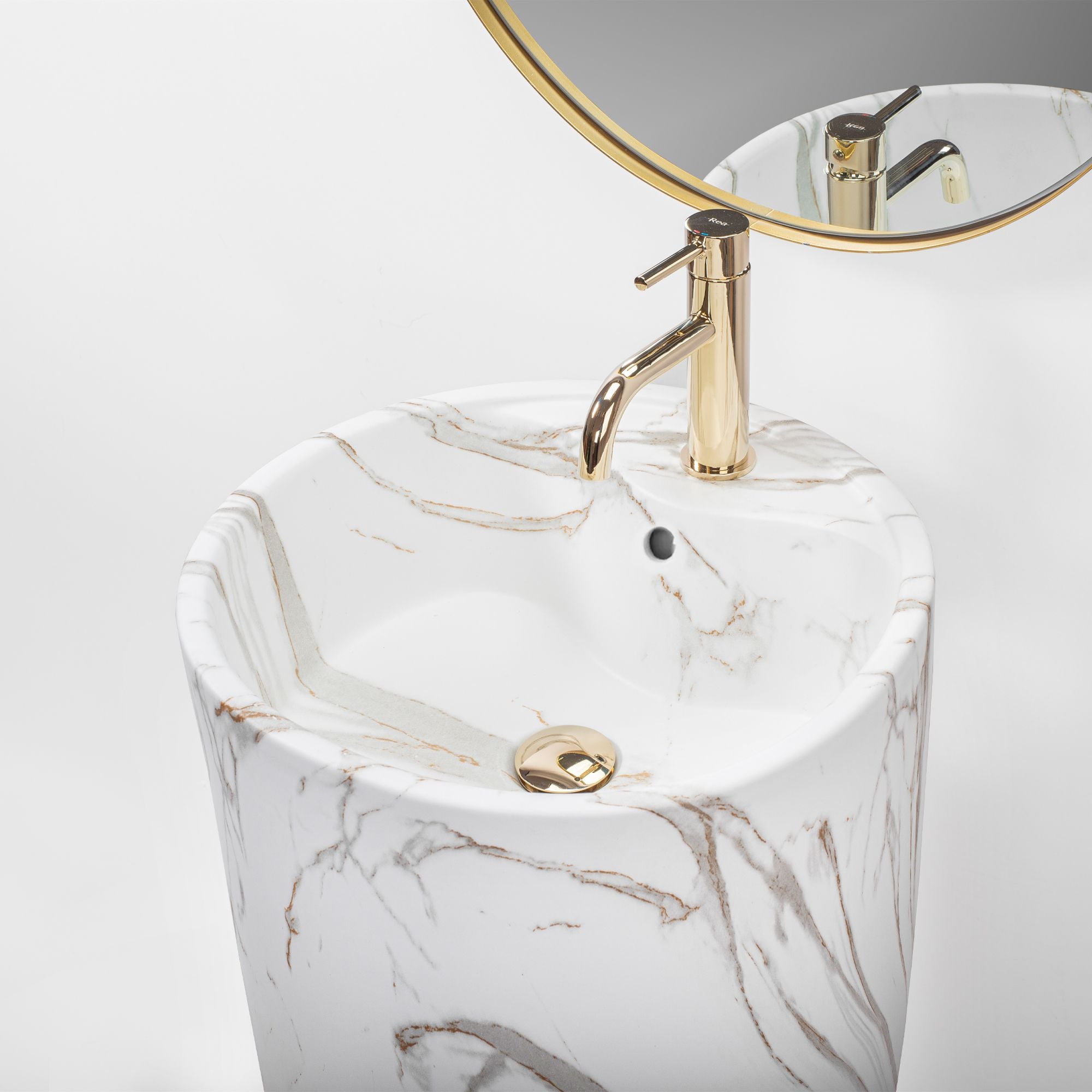 Lavabo Monolitico Rea Anya Lava Matt