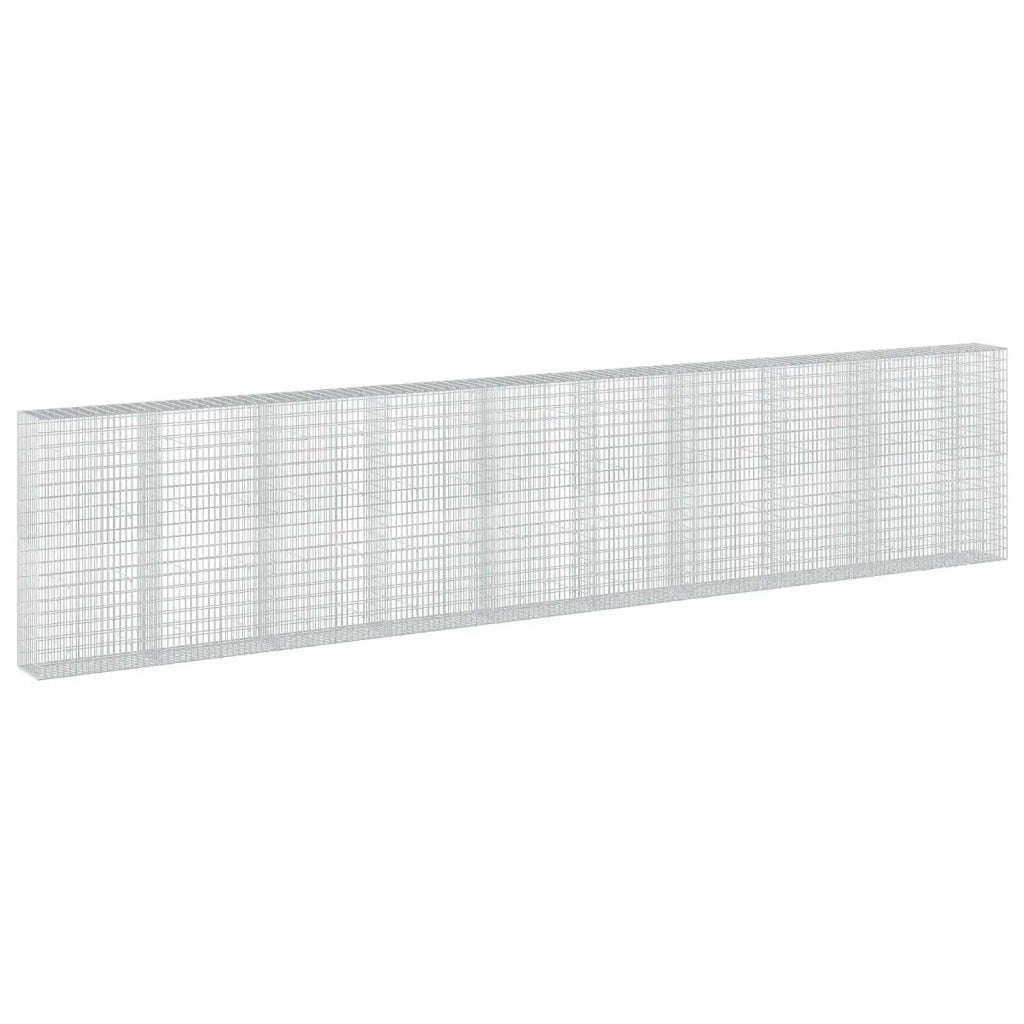 Gabione con Filo da 3,5 mm e Rete da 5x10 cm 950x50x200 cm 3462877