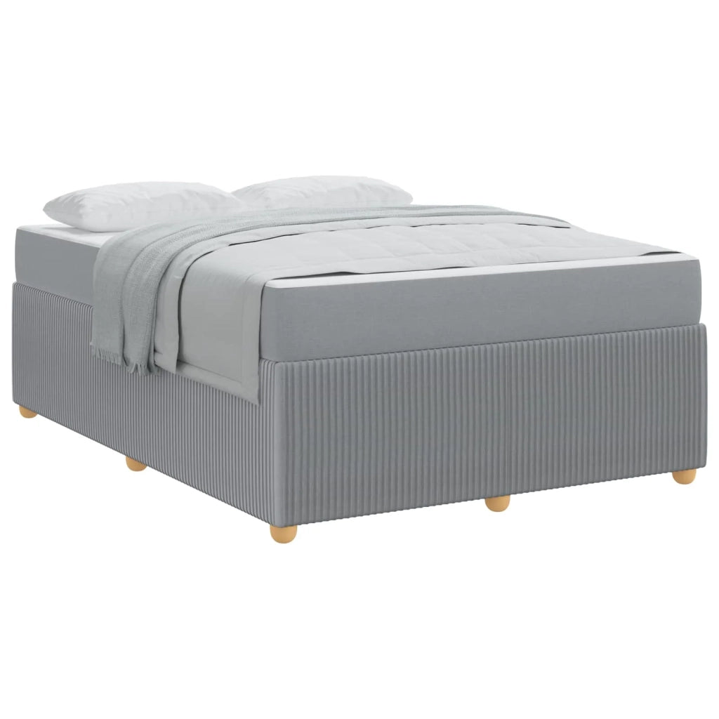 Struttura del letto Grigio chiaro 160 x 200 cm Tessuto 3398405