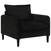 Poltrona XL Nero Velluto 42043548