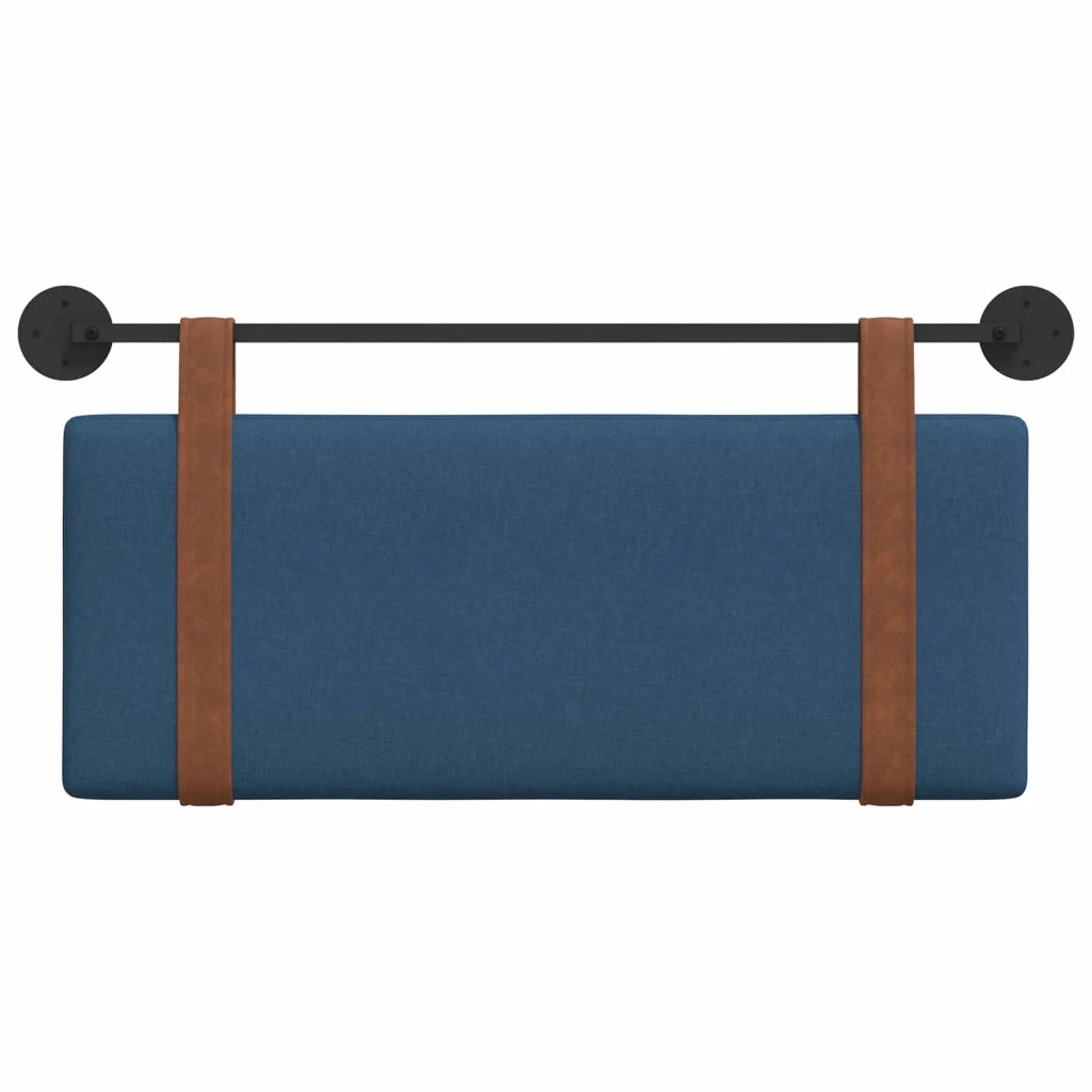 Testiera sospesa Blu PU Antico