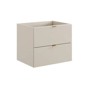 Mobile sottolavabo BELLA 60 cm – Colore marrone congo – Design sospeso finitura opaca