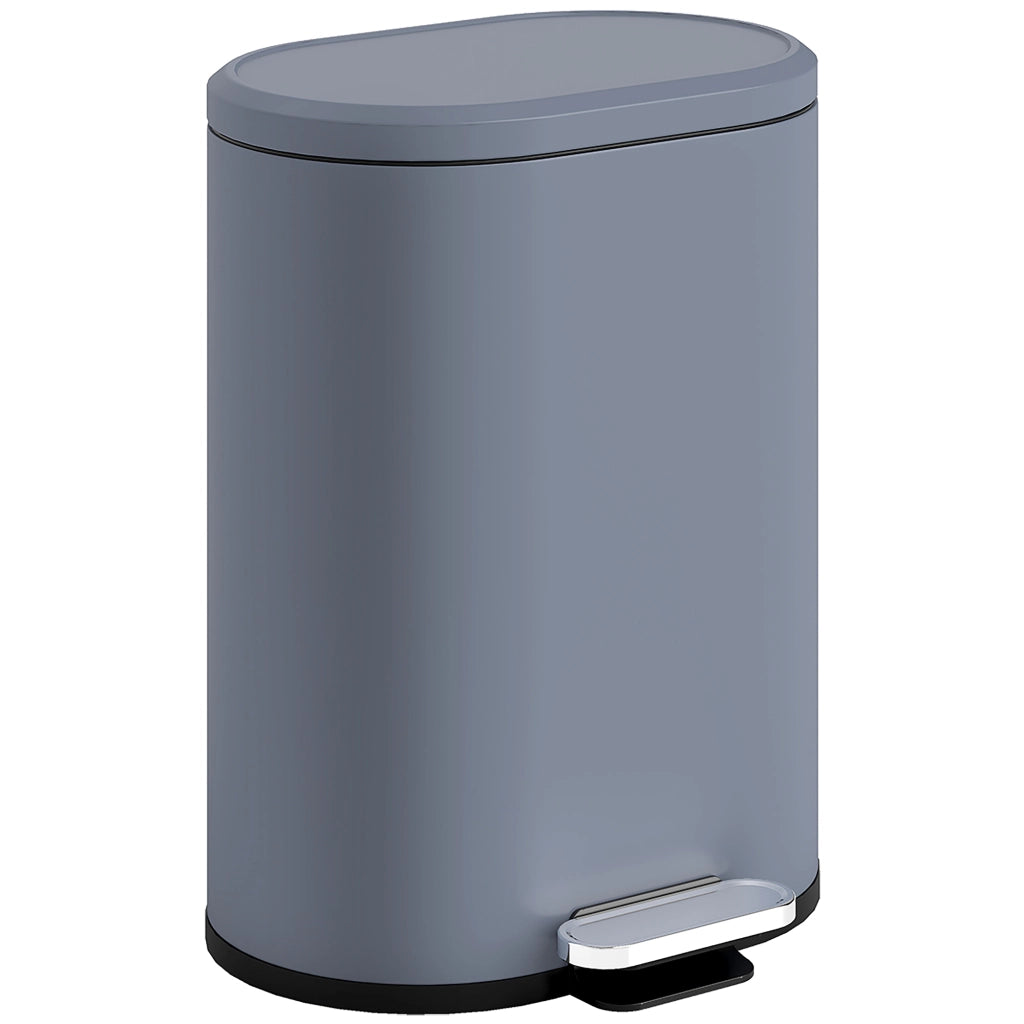 Pattumiera Cucina 6L ¨C zephmum ¨C Grigio 24.5x21.5x29.5cm