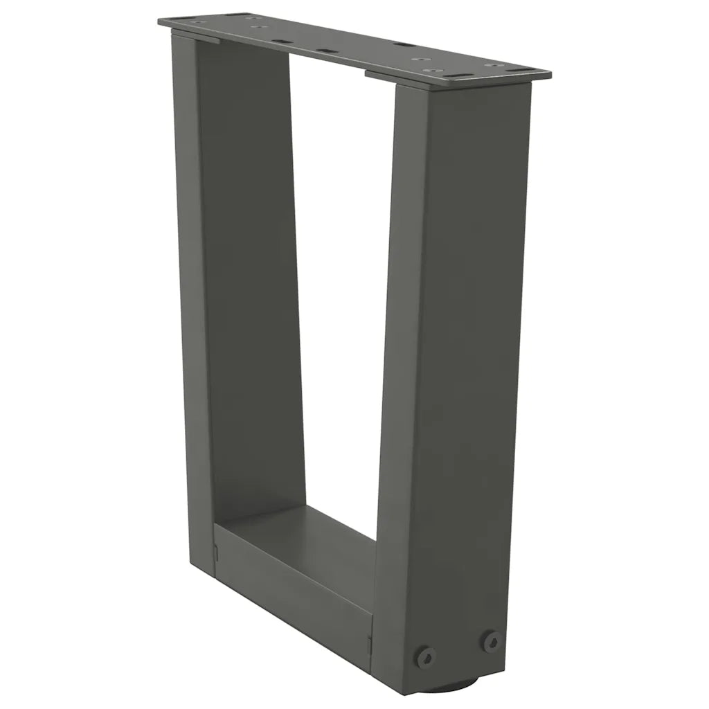 Gambe per Tavolino da Caffè a Forma di V 2 pz Antracite 30x(30-31,3) cm Acciaio 4012602