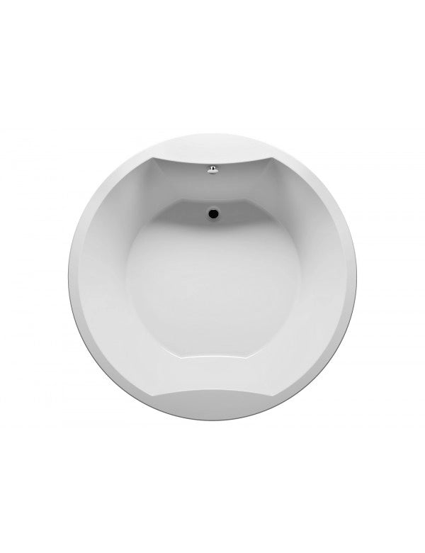 Grande vasca da bagno rotonda in acrilico RIHO duo COLORADO 180x180 cm