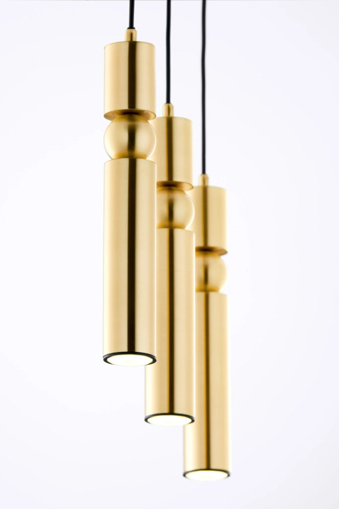 Lampada a sospensione ALAS Jupiter oro 60cm 3xGU10