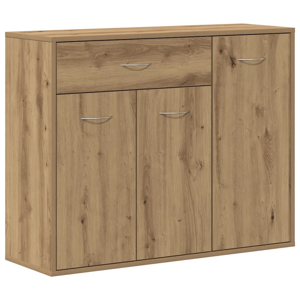 Credenza Rovere Artigianale 88x30x70 cm in Legno Multistrato 861141