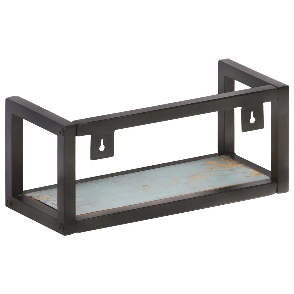 Mensole a Muro 2 pz 40 cm in Legno Massello di Recupero cod mxl 61977