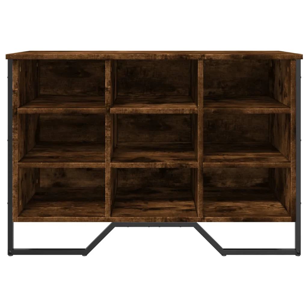 Scarpiera mobiletto portascarpe mobile per ingresso/corridoio/soggiorno 90 x 38 x 61,5 cm legno ingegnerizzato marrone 02_0021600