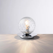 Lumetto Contemporaneo Armonia Metallo Cromo 1 Luce E14