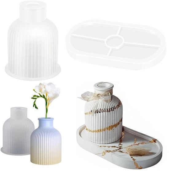 Forme per piante in silicone - Modelli in silicone per epoxy - Decorazioni - Sostenibili - Materiali di alta qualità - Modelli in silicone