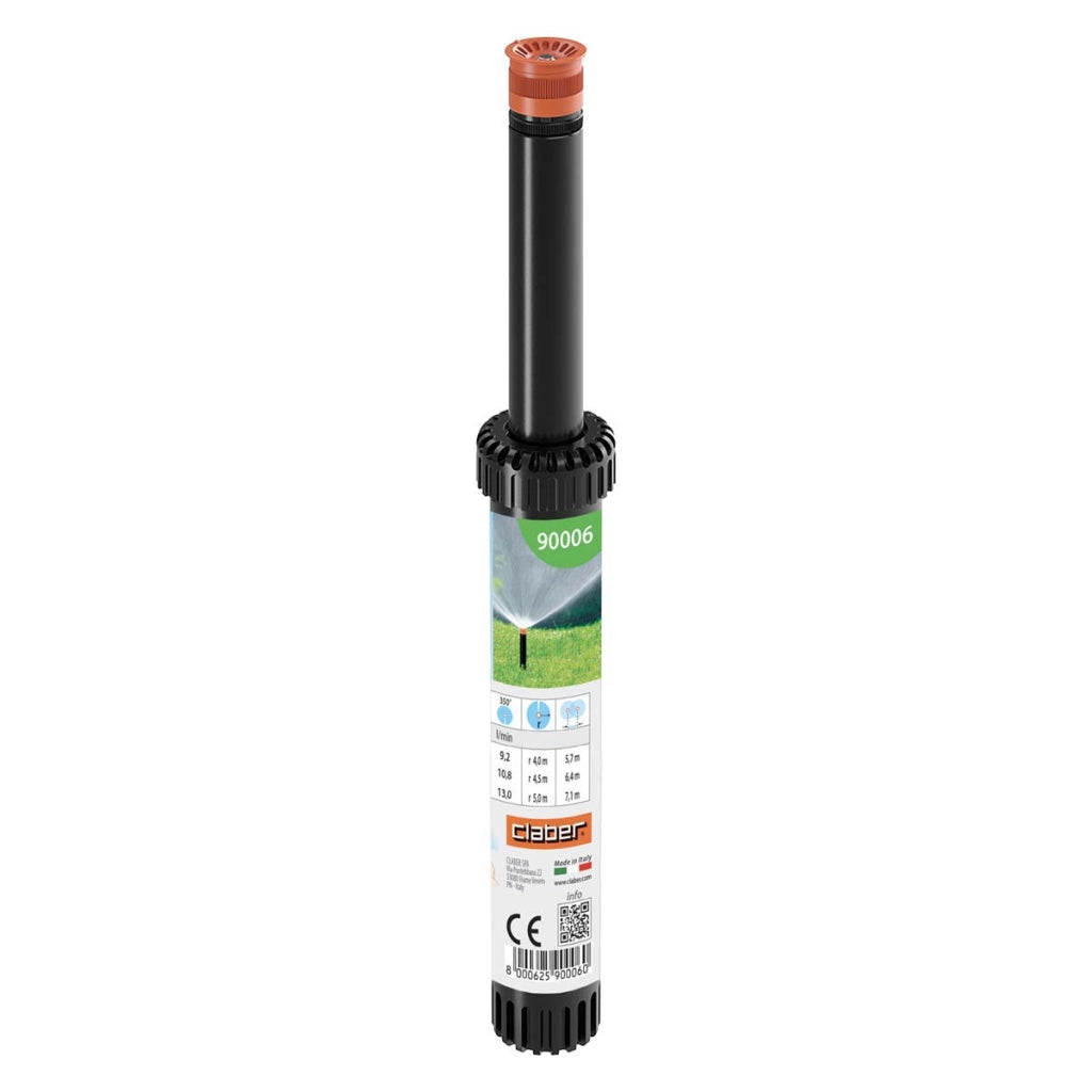 IRRIGATORE POPUP STATICO CLABER  SETTORE 1/2F ALZO CM 10 90006