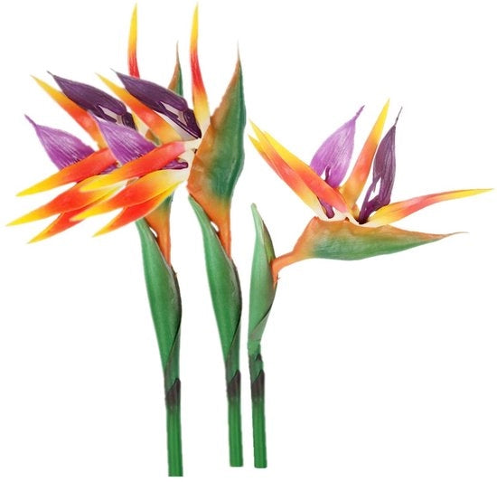 Pianta d'arte - 3 pezzi - Ideale per interni ed esterni - 29 pollici di altezza - Decorazione tropicale - Facile da mantenere - Ideale per ufficio