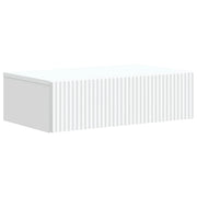 Tavolino da Parete Laterale Bianco 59 x 34,5 x 17 cm 898485