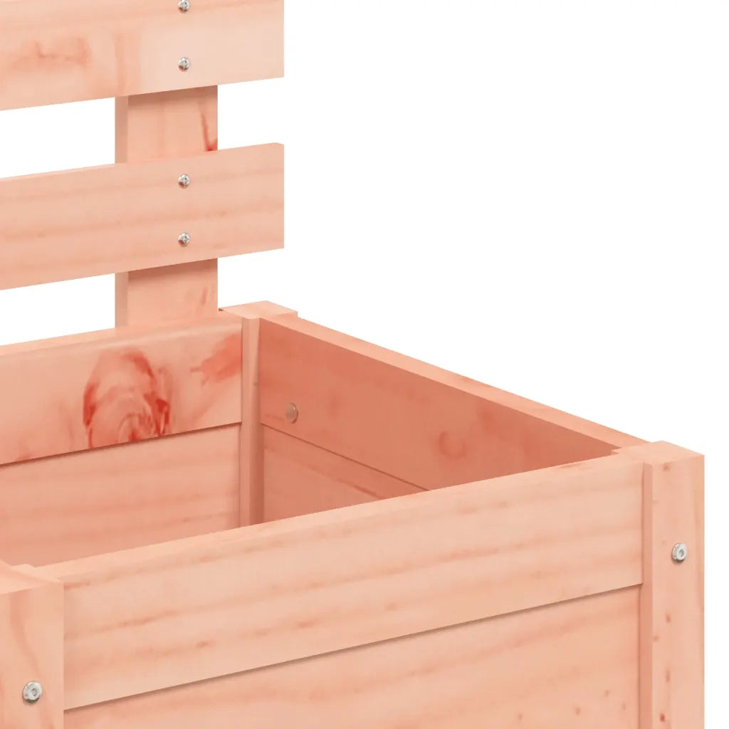 Fioriera Giardino con Rastrelliera-Vaso da Esterno-Contenitore per Piante 39x39,5x114cm Legno Douglas