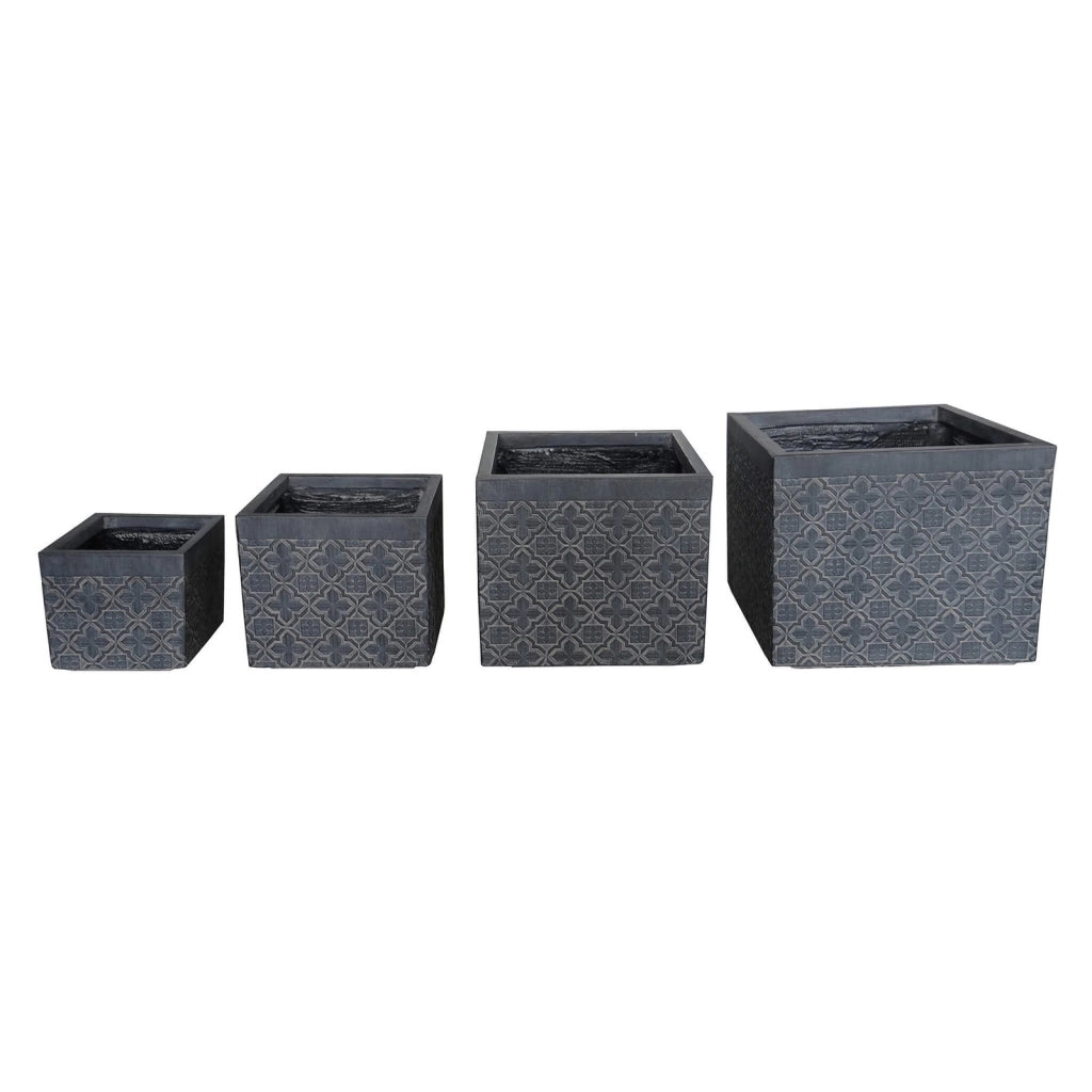 Set di vasi in Fibra sintetica cm 37x37x32 - TOMMY