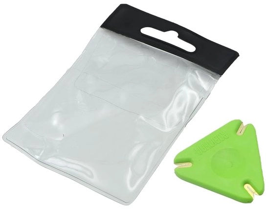 Strippatore di seta leggero - trasportabile - sostenibile - adatto per filo da pesca 0,2/0,3/0,4 mm - plastica PP - verde