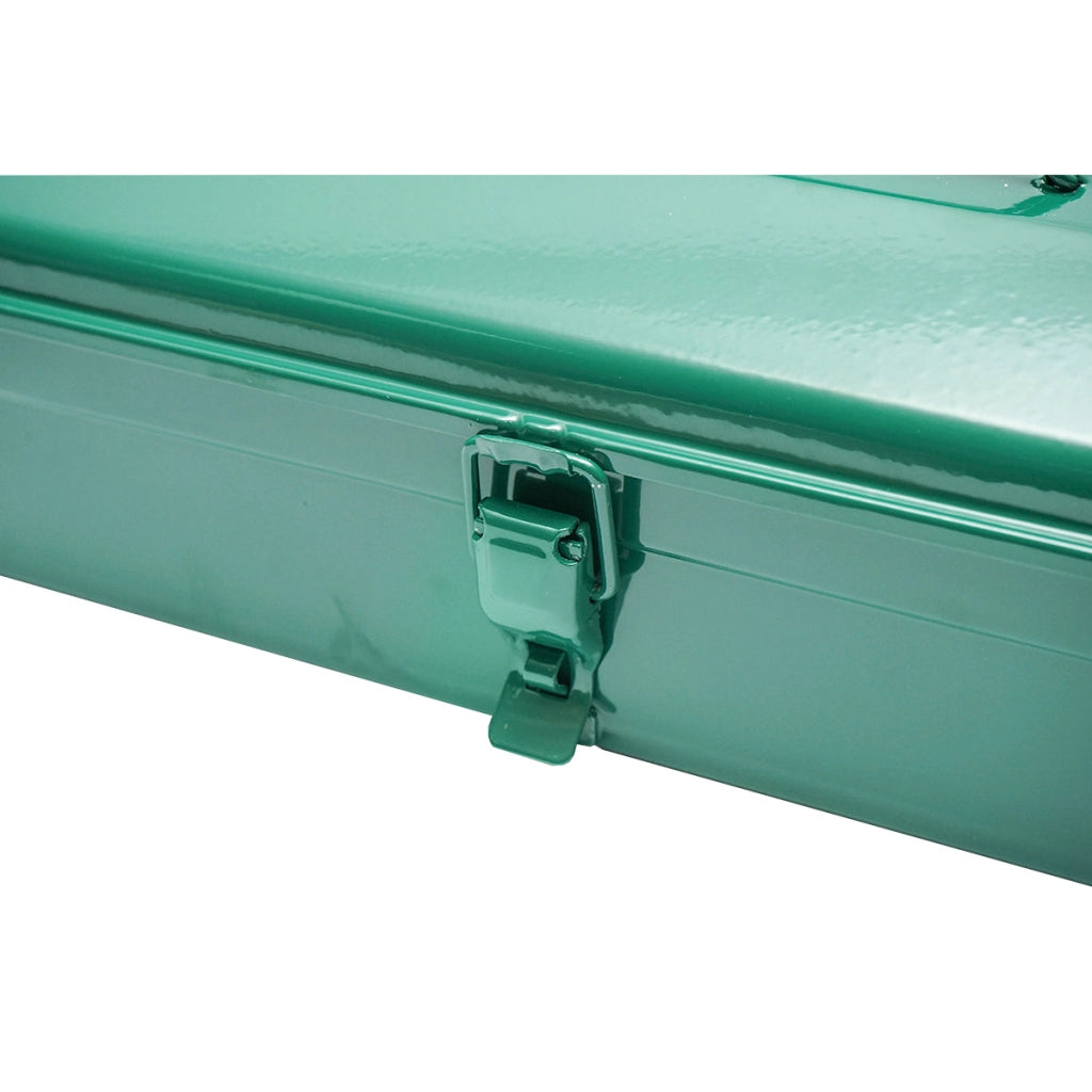 Cassetta degli attrezzi metallica verde 370x160x120mm Breckner Germany