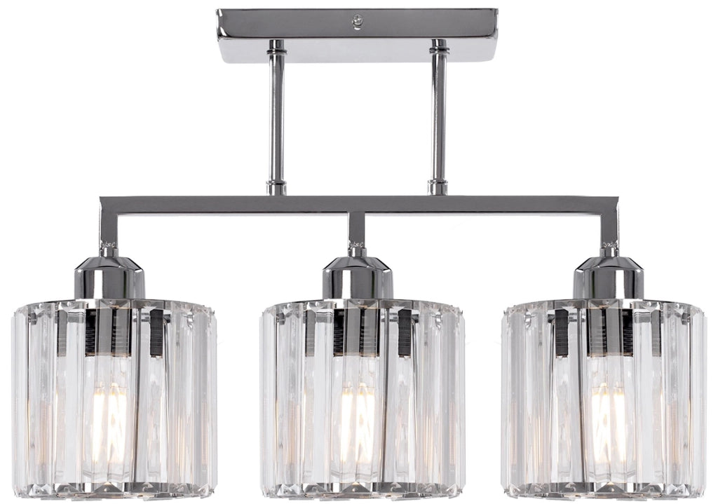 Lampada Pensile Glamour Cromo 3xe27 392228