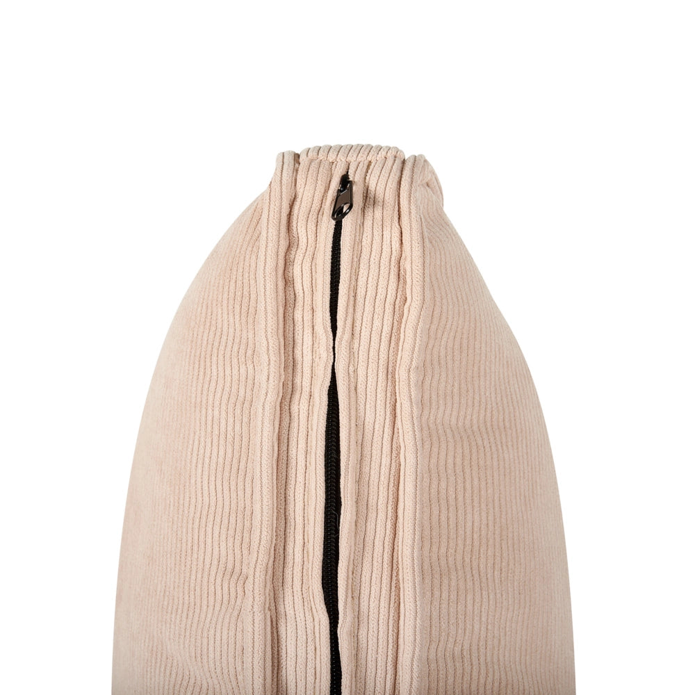 Divano in Velluto beige a 3 Posti con Cuscini decorativi con braccioli colore beige per divano a 3 posti stile moderno salotto