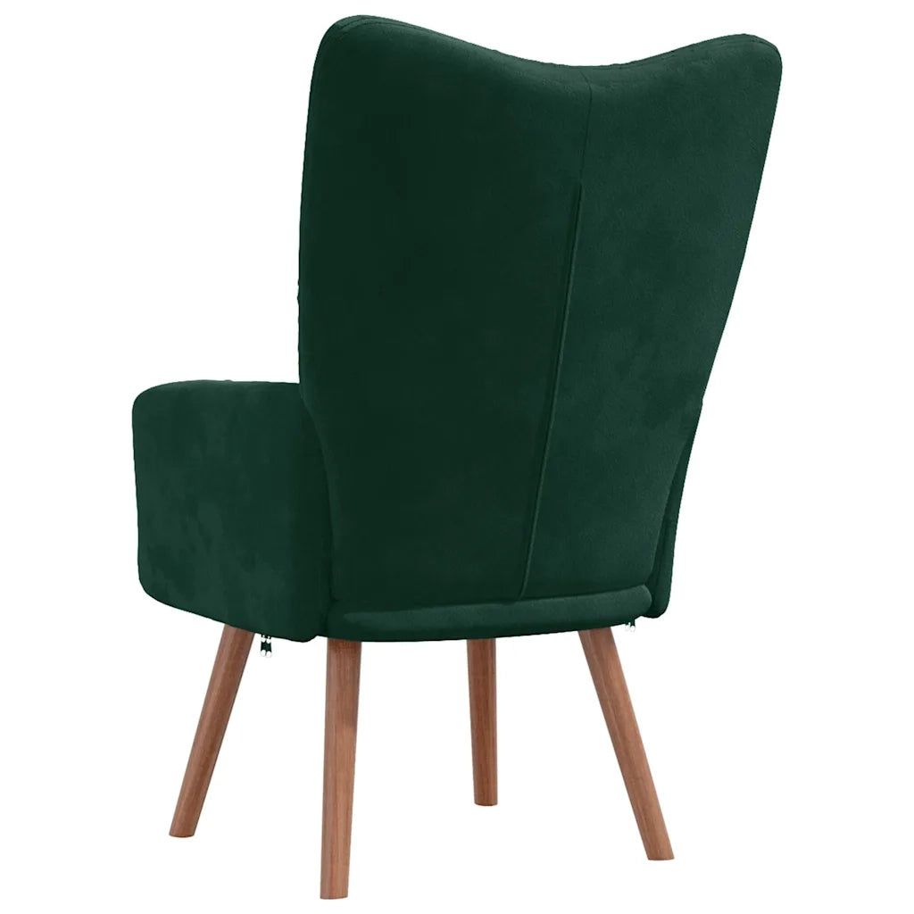 Poltrona Relax Verde Scuro in Velluto cod mxl 21021