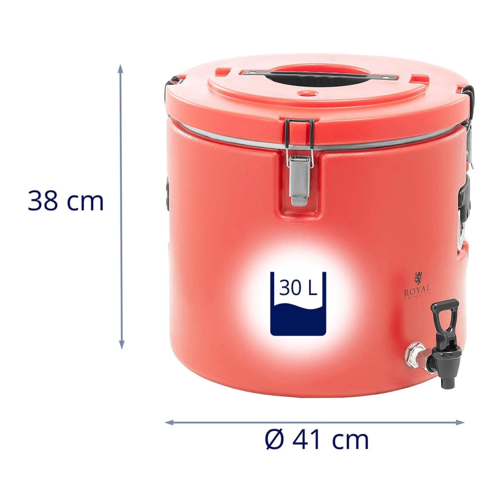 Contenitore termico attrezzature per il mantenimento in caldo contenitore termico professionale per alimenti contenitore termico per il caldo attrezzature coibentate rubinetto 30 litri 14_0004279