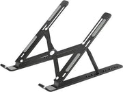 Sostegno Portatile per Laptop Ergonomico - Supporto Universale per Notebook - Adattabile - 11-15.6 Pollici - Nero