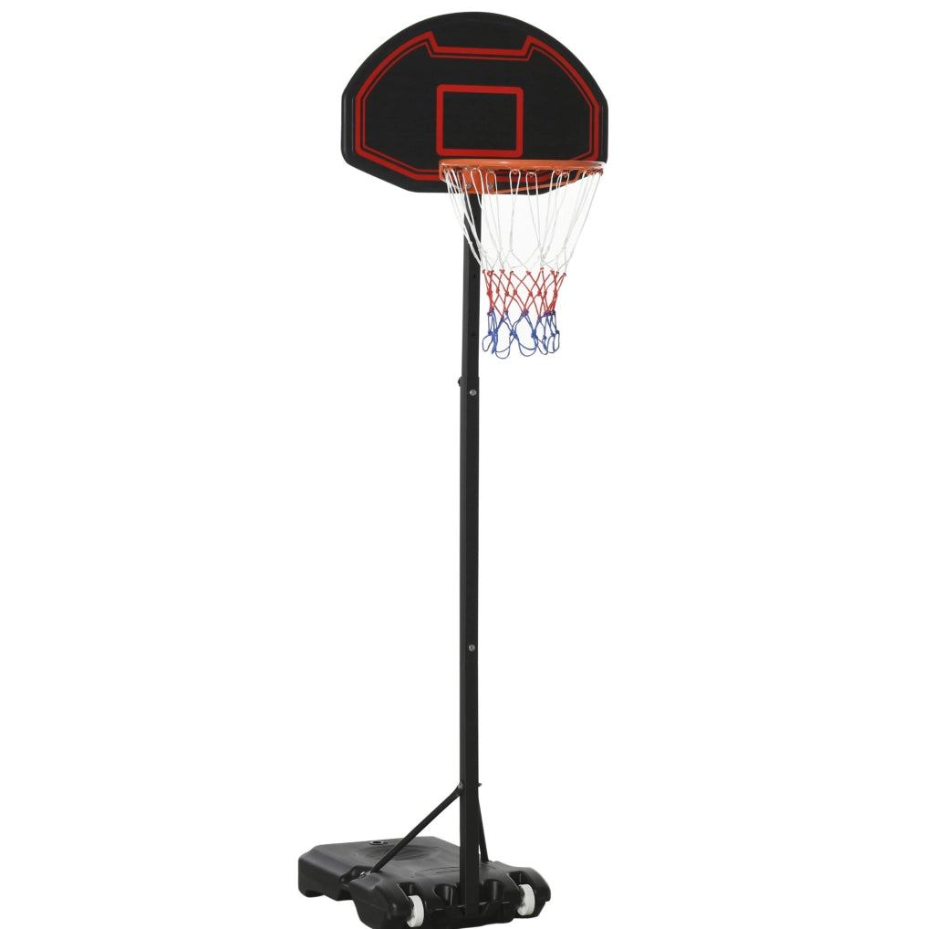 Canestro da basket regolabile con base mobile per ragazzi
