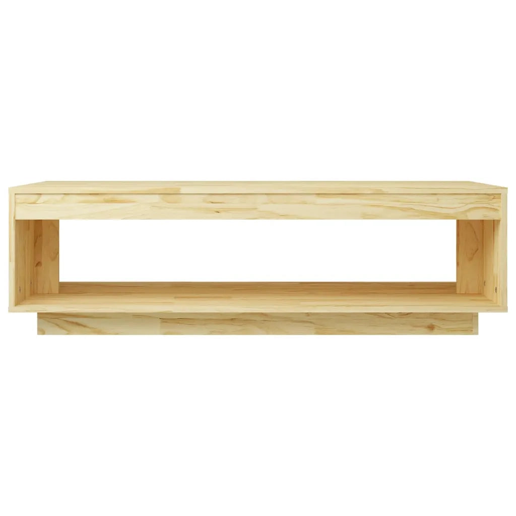 Tavolino da salotto | Tavolino da caff¨¨ | Tavolino da Soggiorno 110x50x33,5 cm in Legno Massello di Pino
