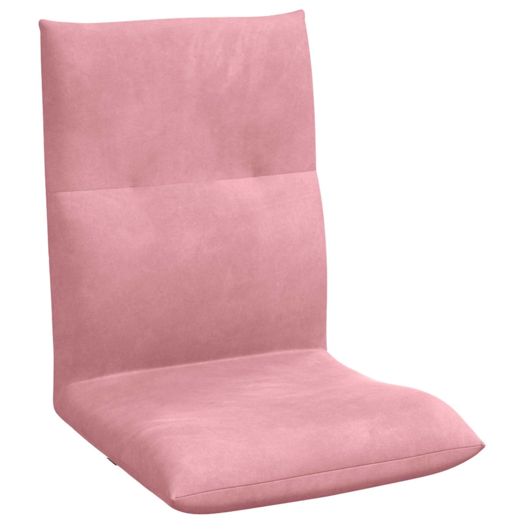 Sedia a pavimento regolabile Rosa Velluto