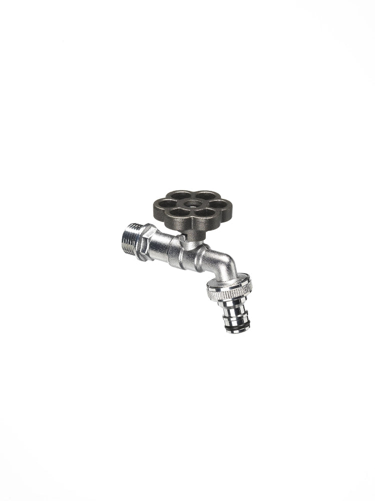 Rubinetto con manopola a fiore Belfer colorato Ø 29 mm Colore: Antracite