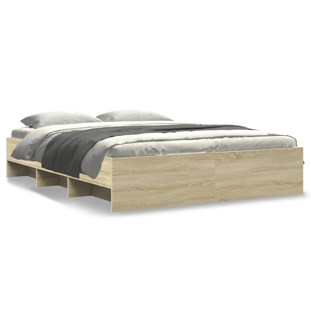 Giroletto senza Materasso Rovere Sonoma 150x200cm in Truciolato 3295648