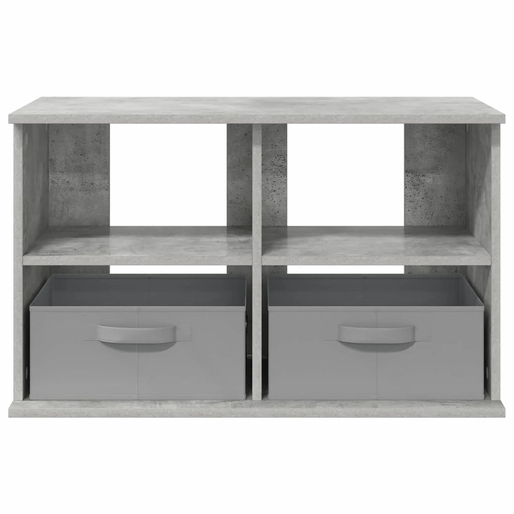 Supporto TV con cassetto Grigio cemento 79 x 40 x 48 cm