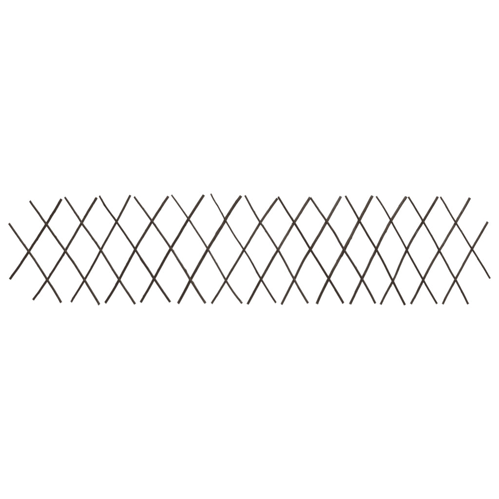 Recinzione a Traliccio in Salice 5 pz 180x30 cm cod mxl 19840