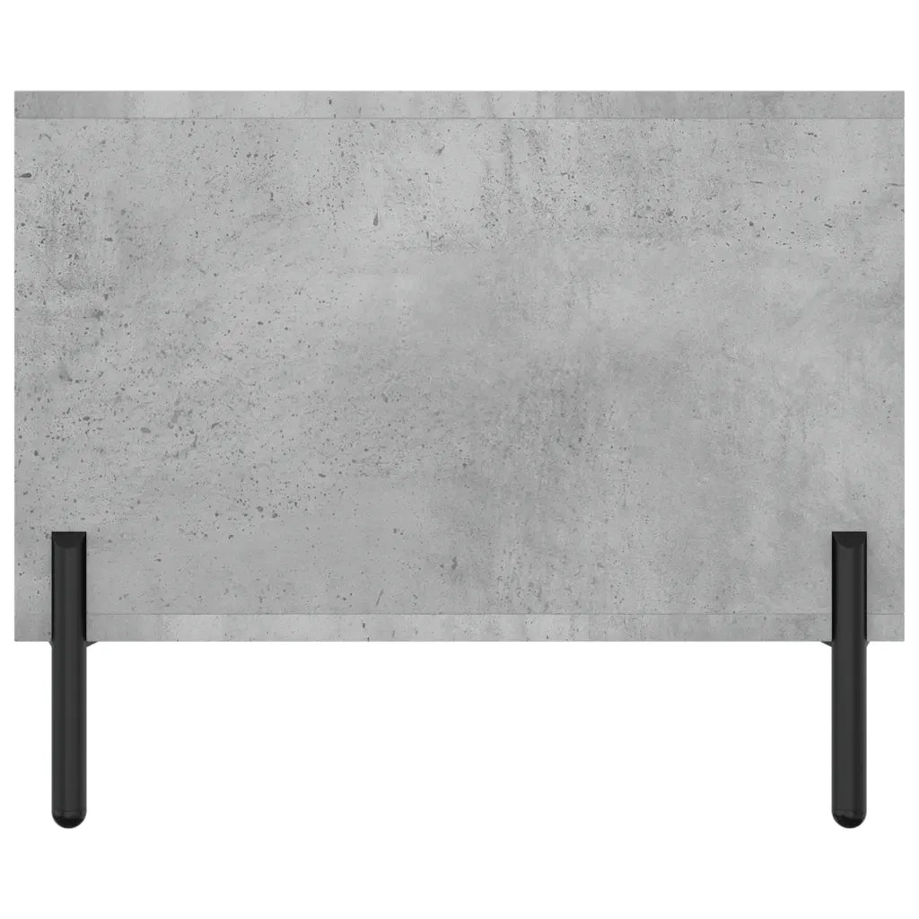 Tavolino Salotto Grigio Cemento 102x50x40 cm Legno Multistrato 829312
