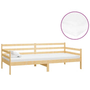 Divano letto | Sof¨¤ letto | Letto singolo con Materasso 90x200 cm Legno Massello di Pino