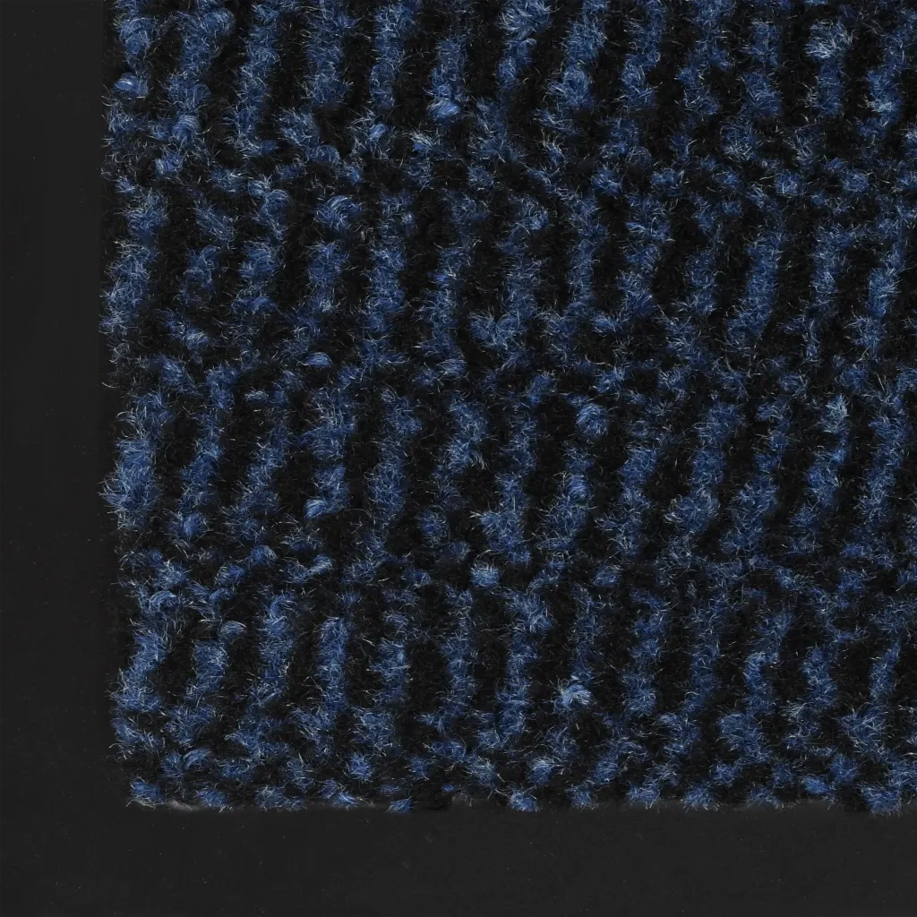 Tappeto Antipolvere Trapuntato Rettangolare 60x90cm Blu cod mxl 42907