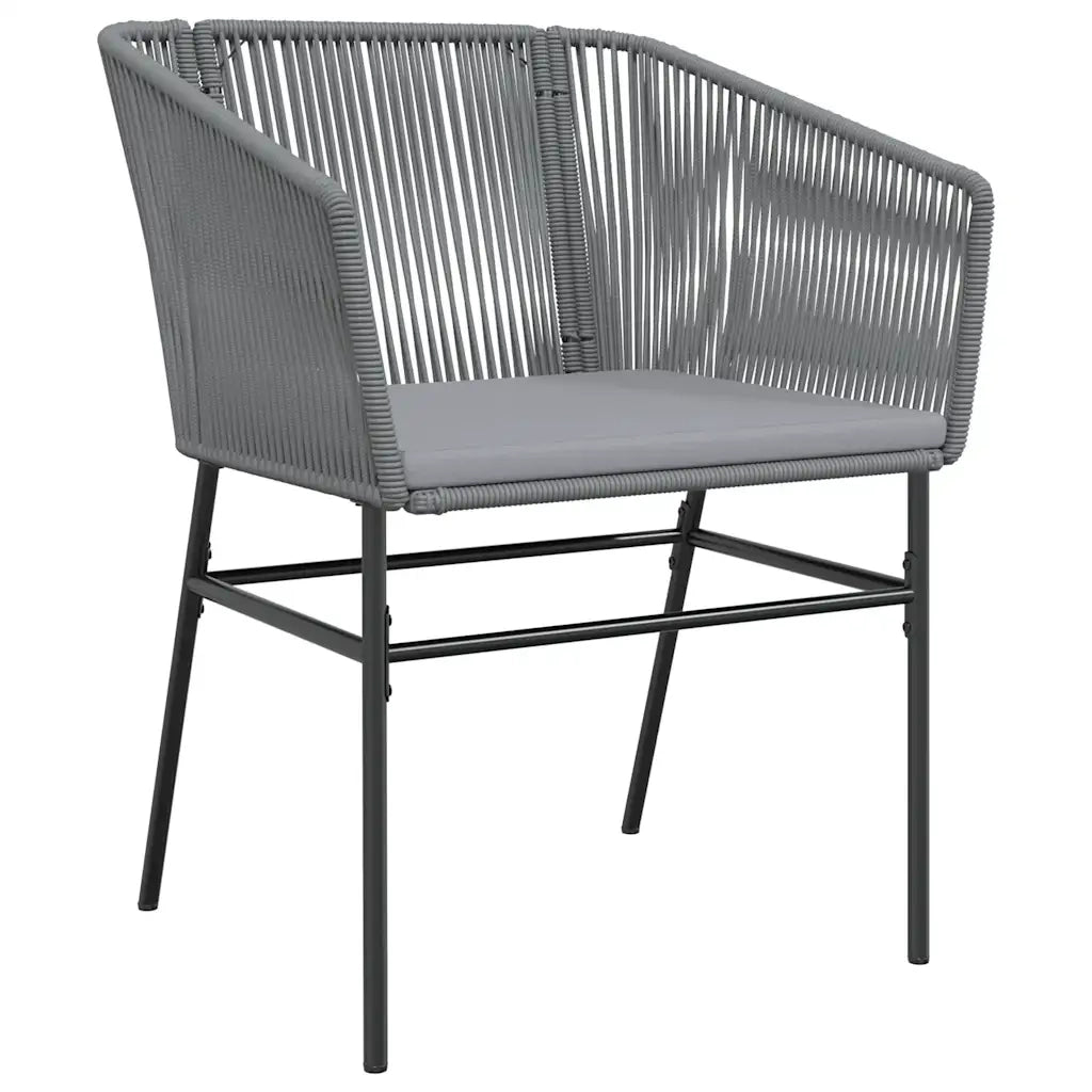 Set da Pranzo da Giardino 7 pz con Cuscini Polyrattan Vetro 3334629